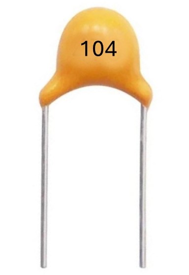 Monolithic Capacitor 105 1UF-50v 10%-5.08MM