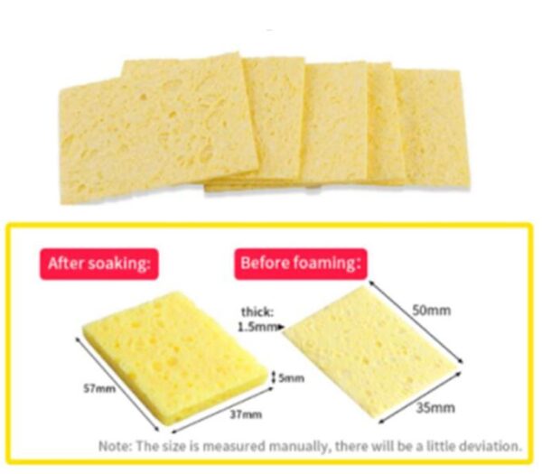 Soldering Iron Cleaning Sponge Thicker Replacement Solder Tip Welding Clean Pads