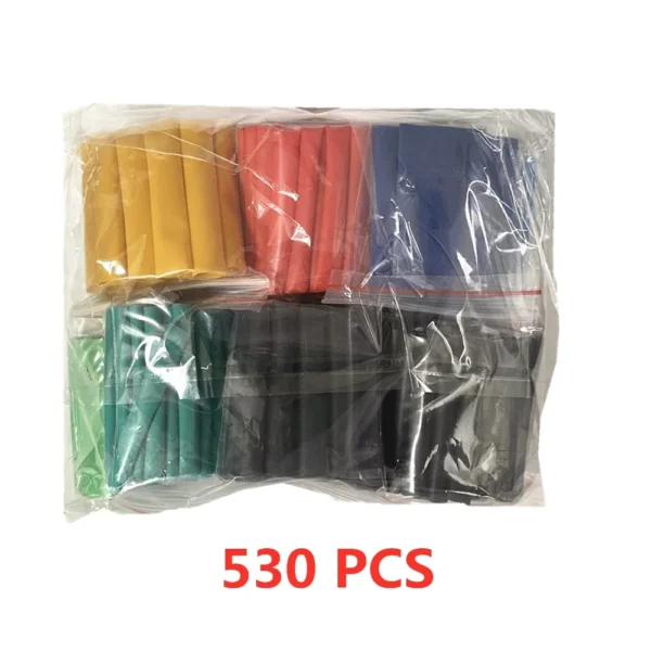 530 PCS Heat shrinkable tube Kit