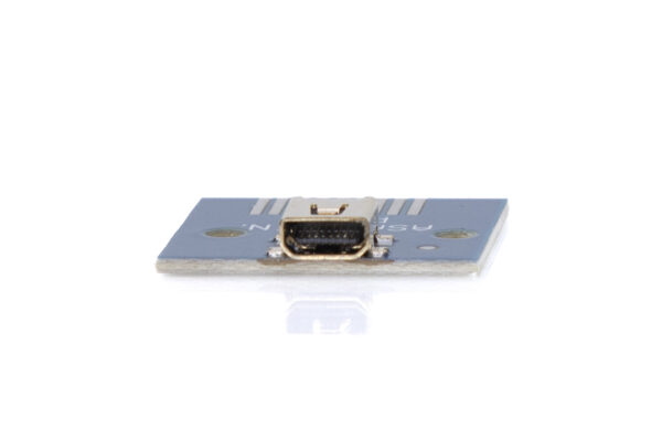 Mini  B USB 8pin to  Solder Pads (Blue PCB)