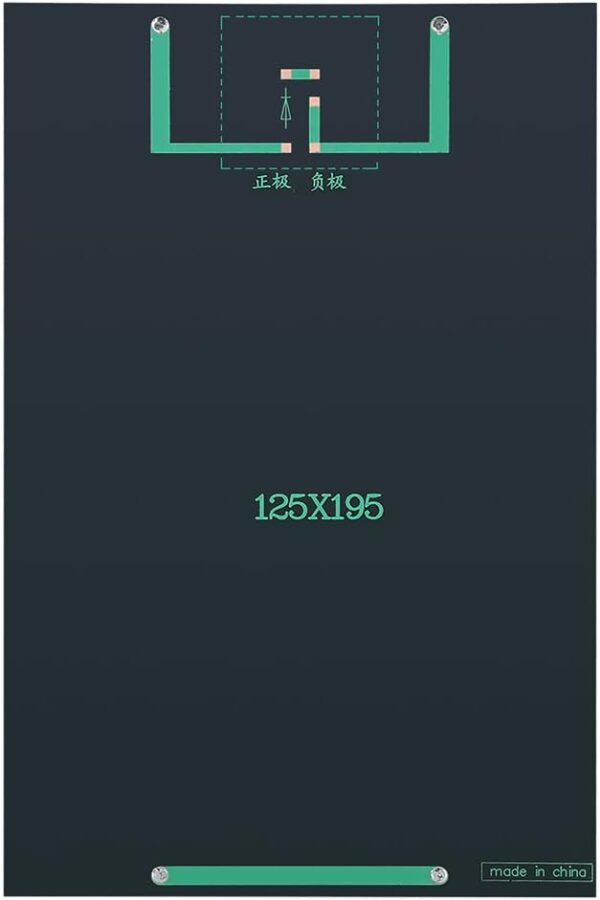 Mini Solar Panel 125x195mm 3.5W 6.0V 580mA