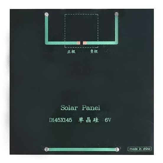 Mini Solar Panel 145x145mm 3.00W 6.0V 520mA (2)