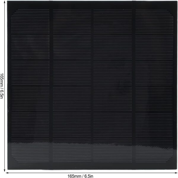 Mini Solar Panel 165x165mm 4.50W 6.0V 750mA