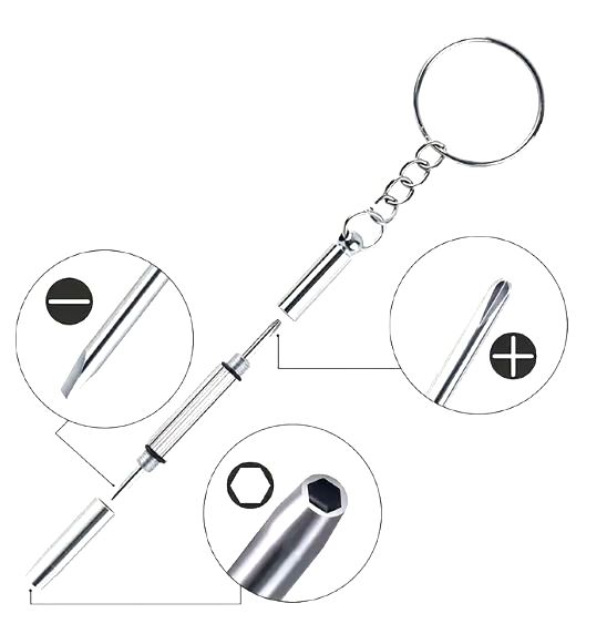 Key chain Screw Driver