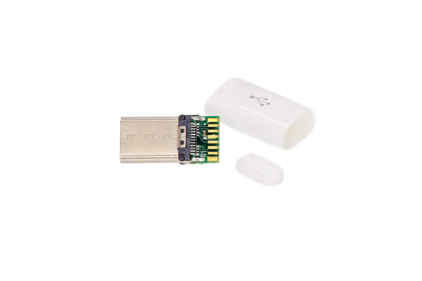 USB 3.1 Type C (C-C V1.3) 24 Pin Plug (Male) Cable Kit