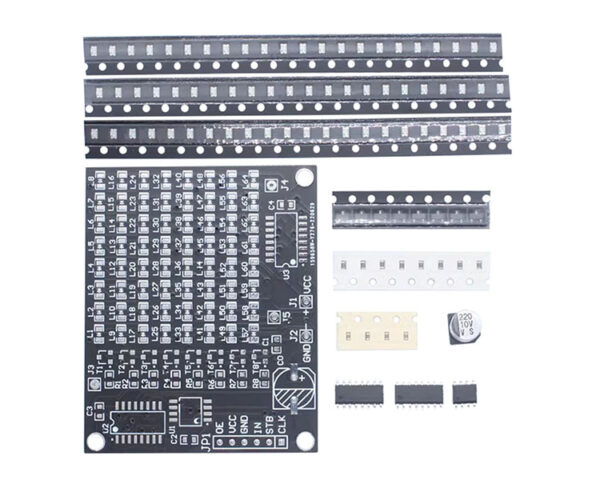 64 SMD 0805 Red LED Display DIY Kits