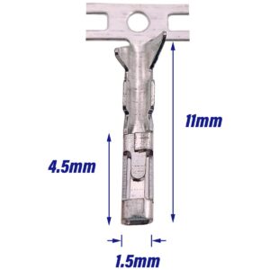 Female 2.54mm Pitch DuPont Jumper Connectors Terminal