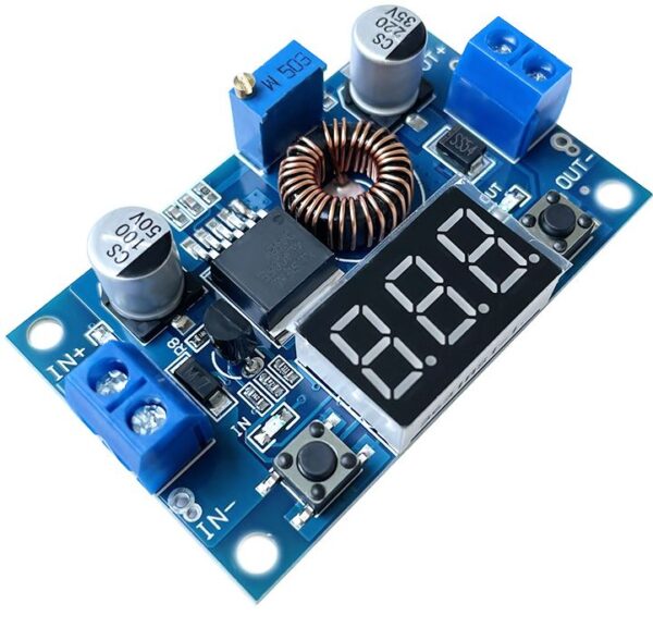 LM2596 DC-DC Buck Adjustable Power Supply LED Voltmeter
