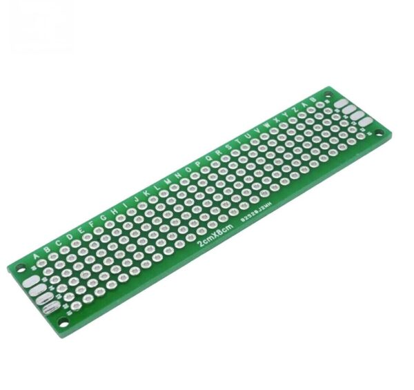 2 X 8cm 2.54 Pitch Double-Sided Universal board