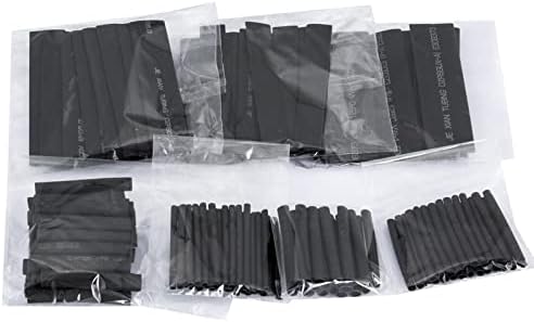 127Pcs Assorted Polyolefin Heat Shrink Tubing Set