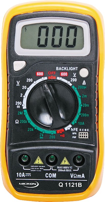 Q1121B 19 Range Digital Multimeter With Data Hold