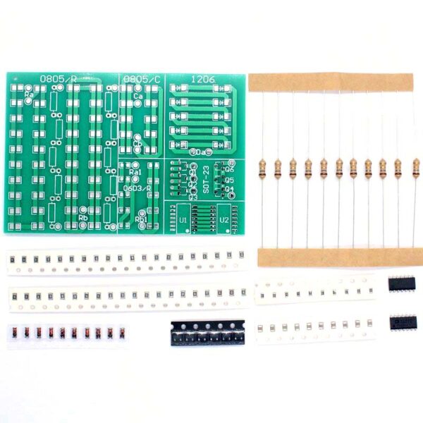 SMD 88 Component Soldering Practice Board