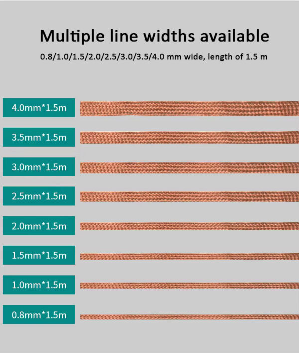 Solder Wick Braid with Flux