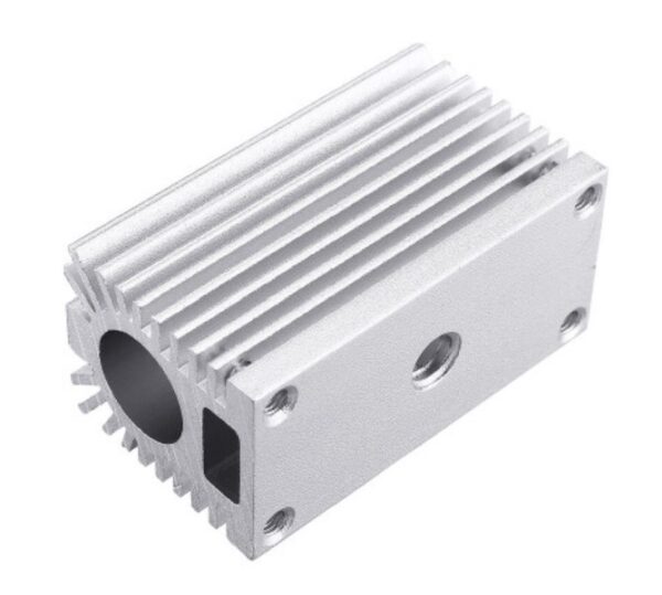 Silver Heatsink Holder for 12mm Laser Modules