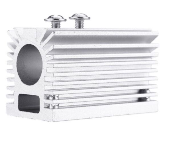 Silver Heatsink Holder for 12mm Laser Modules