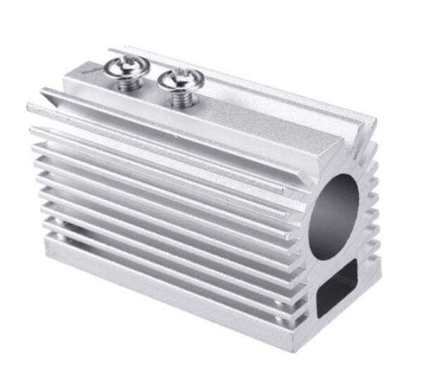 Silver Heatsink Holder for 12mm Laser Modules
