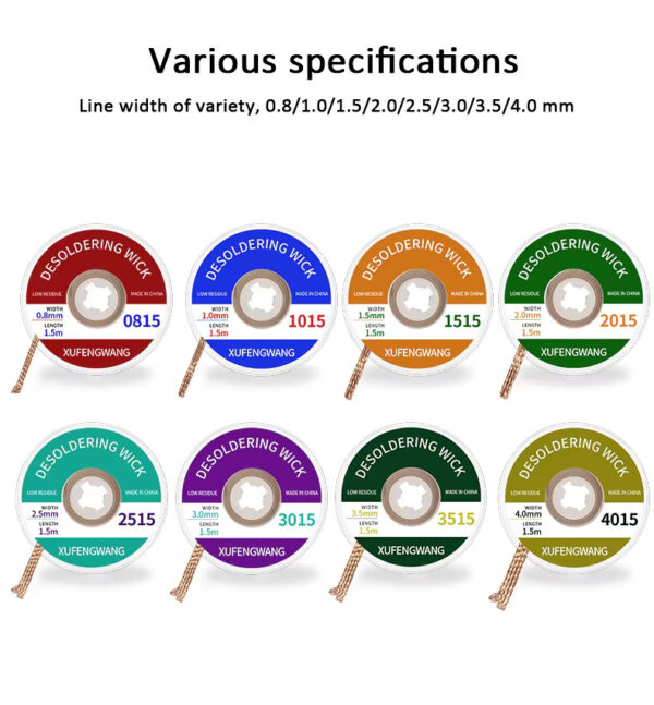 Solder Wick Braid with Flux