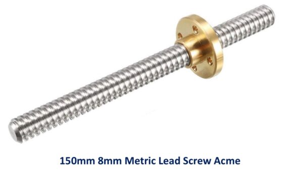 150mm T8 ACME Trapezoidal Lead Screw Rod