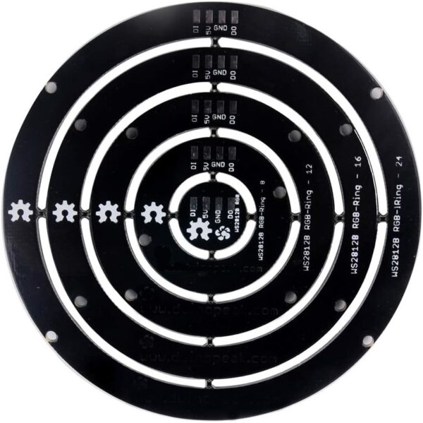 61 Bit WS2812B 5050 RGB LED Board 86mm