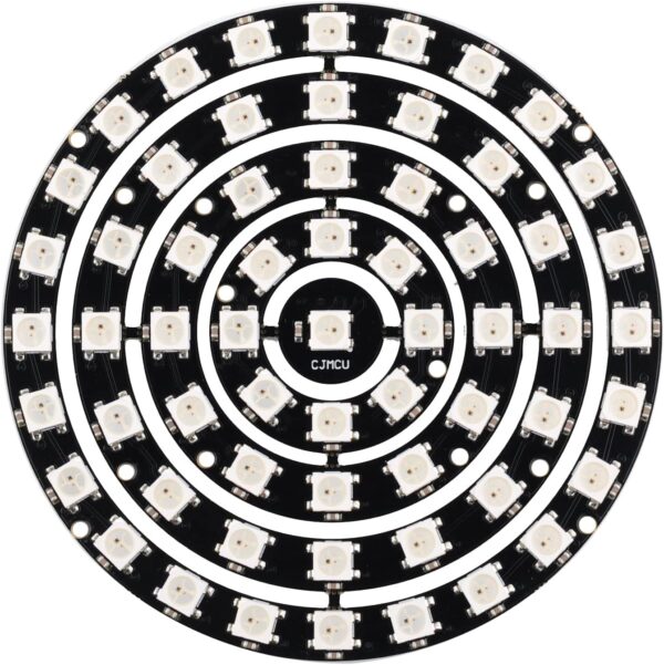 61 Bit WS2812B 5050 RGB LED Board 86mm