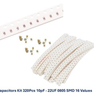 Capacitors Kit 320Pcs 10pF - 22UF 0805 SMD 16 Values