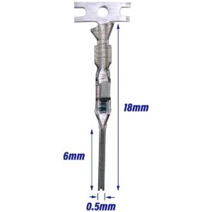 Male 2.54mm Pitch DuPont Jumper Connectors Terminal