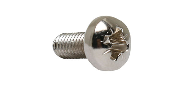 10mm x M4 Round Phillips Head Steel Screws