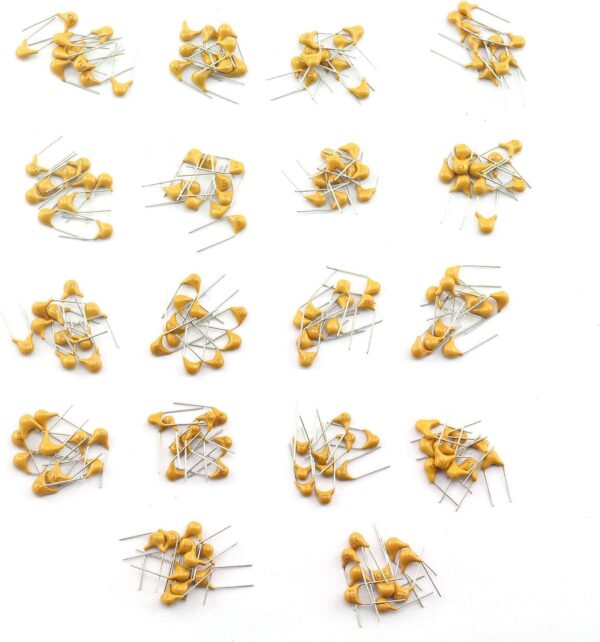18 Values 180pcs Monolithic Ceramic Capacitor Assortment Kit