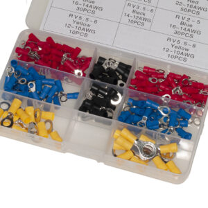 200pcs Round Cold Press Terminals Kit