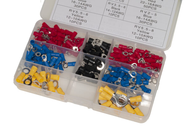 200pcs Round Cold Press Terminals Kit