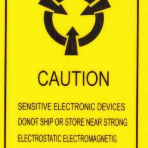 3.5x2.4cm Anti-static Warning Stickers
