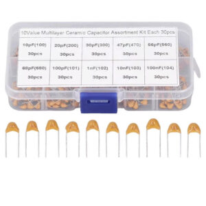 300pcs 10 Values Monolithic Capacitor Kit