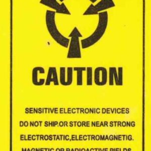 4x2.8cm Anti-static Warning Stickers