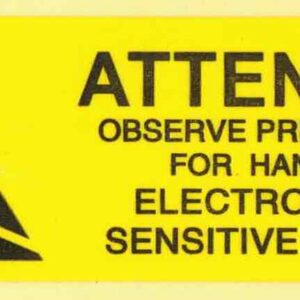 5x1.6cm Anti-static Warning Stickers