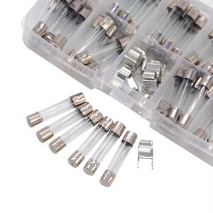 72pcs 630mm 250V Glass Fuse Kit