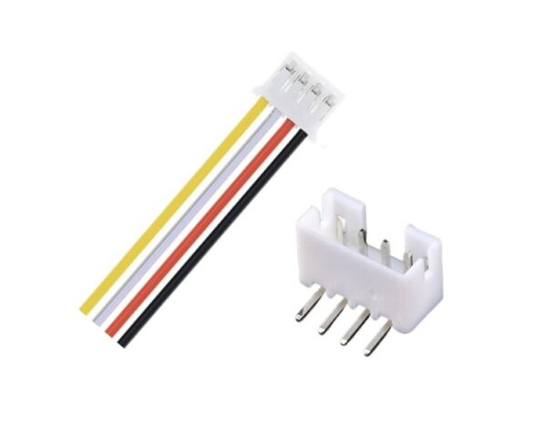 PH2.0 Right Angle Socket 4 Pin 100mm 26AWG Cable