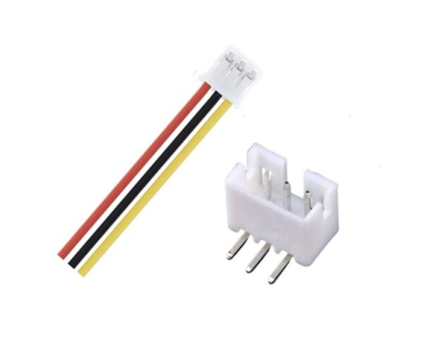PH2.0 Right Angle Socket 3 Pin 100mm 26AWG Cable