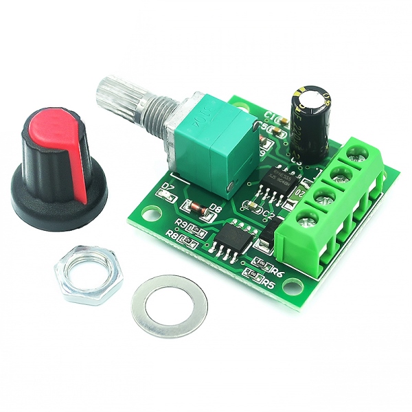 2A 1.8V-15V PWM DC Motor Speed Controller