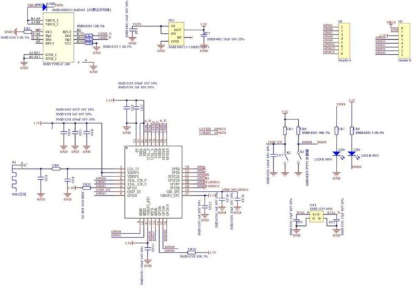 ESP32-C3 Super Mini Development Board