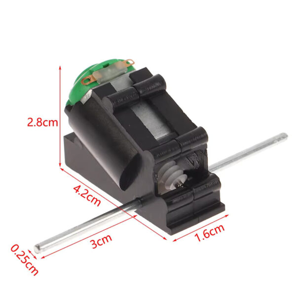Double Shaft Bevel Angle Reduction 3-6V