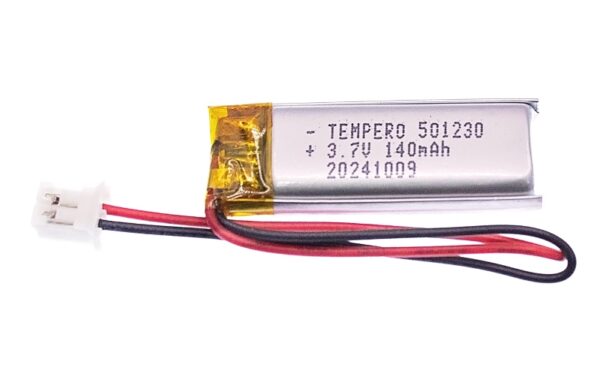 501230 (3.7V 140mAh) Lithium ion polymer Battery (LiPo)