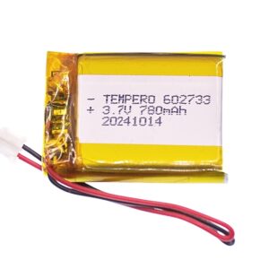 602733 (3.7V 780mAh) Lithium ion polymer Battery (LiPo)