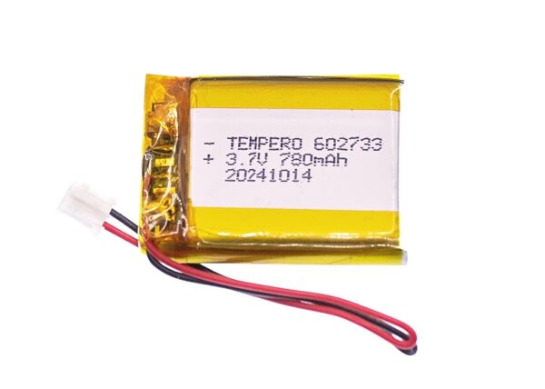 602733 (3.7V 780mAh) Lithium ion polymer Battery (LiPo)