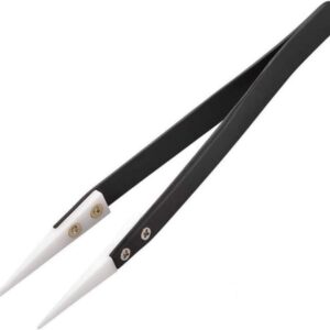 High Temperature Resistant Ceramic Silver Tweezers