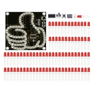 LED Thumb Flashing Light Soldering Practice Kit