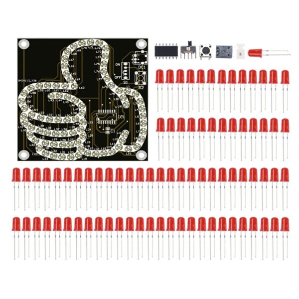 LED Thumb Flashing Light Soldering Practice Kit