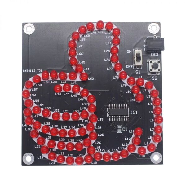 LED Thumb Flashing Light Soldering Practice Kit