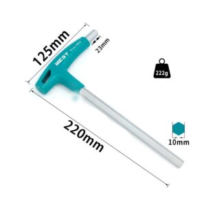 10mm Allen Key Hexagonal Wrench T-type with Grip
