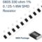 330R ohm 1% 1/8 watt 0805 Resistor SMD 100Pcs
