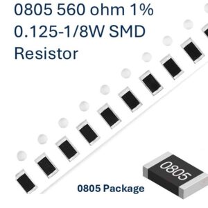 560R ohm 1% 1/8 watt 0805 Resistor SMD 100Pcs
